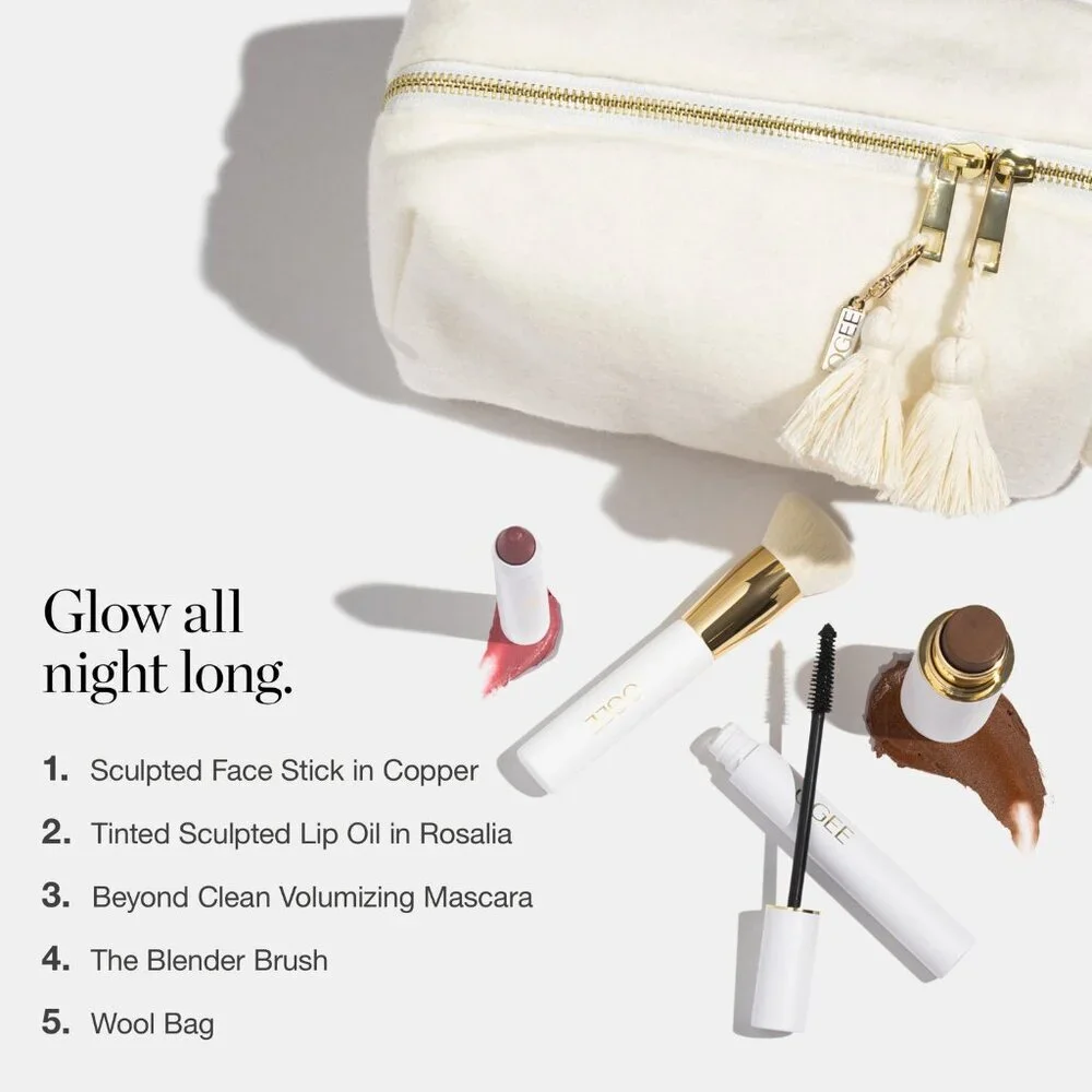 NEW OGEE Minute to Glow 3 step skincare bundle $220 msrp face stick lip oil - Picture 7 of 8